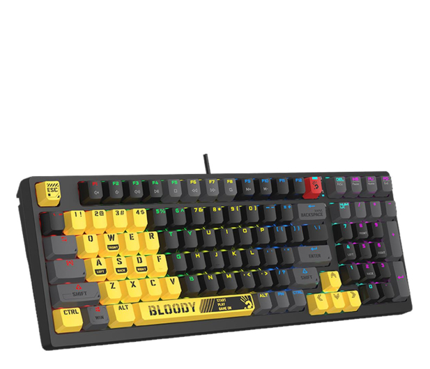 A4 TECH mechaniczna Bloody S98 USB Sports Lime (BLMS Red Switches) A4TKLA47262 - 1162682 - zdjęcie 3